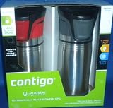 Contigo AUTOSEAL® Sport Stainless Steel Travel Mug 2 pack Red / Grey