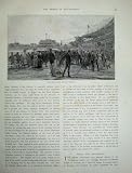 1886 RABBIT COURSING MELBOURNE AUSTRALIA CRICKET SPORT
