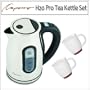 Capresso 27503 H2O Pro Programmable Cordless 56oz. Water Kettle/Wide Cups Outfit