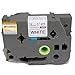 Molshine Compatible Label Tape Replacement for Brother TZE-FX251 Black on White (0.94'' 1/1