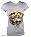 Ed Hardy Strass Damen Shirt -Tiger-M