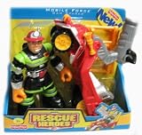 Rescue Heroes Mobile Force - Sam Sparks & Fire Vehicle