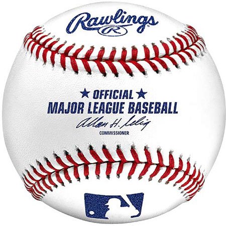 Rawlings ROMLB-R Official Major Baseball -W/CUBE