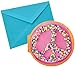 iscream Sugarlicious! Pack of 8 'Peace Sprinkles' Donut Chocolate Scented Notecards with Envelopes