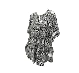 Appealing Animal Skin Ptd Kaftan Plus Size Cover up Party Wear Tunic Valentine's Day Gift