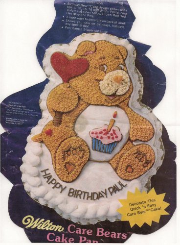 Wilton Care Bears/Friend Bear/Cheer Bear Cake Pan (2105-1793, 1983) Cheap Wilton Care Bears/Friend Bear/Cheer Bear Cake Pan (2105-1793, 1983)