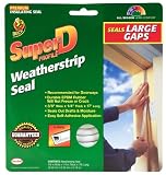 Duck 1282289 3/8-Inch-by 1/4-Inch-by 17-Feet Premium Rubber Weatherstrip Insulating Seal, Super D Profile