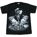 POPEYE Silver Foil "BLING URBAN POKER" T Shirt
