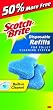 Scotch-Brite Disposable Toilet Scrubber Refills, 10 Refills per Box, ( Pack of 6 )