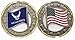 U.S. Air Force Logo Flag Cut Out Challenge Coin by Eagle Crest
