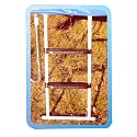 Powder Coated Steel Trampoline Ladder for 8ft 10ft 14ft