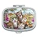 Cats and Butterflies Selfie Rectangle Pill Case Trinket Gift Box