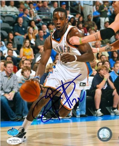 Jeff Green autographed 8x10 Photo (Oklahoma City Thunder) JSA - Autographed NBA Photos