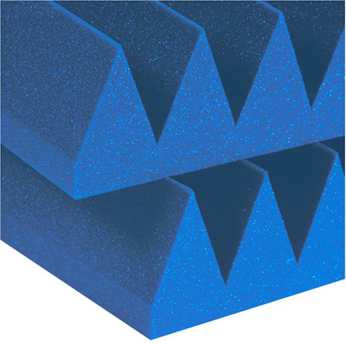 Auralex 4SF24BLU 4 Studiofoam Wedge Panels in Blue 6-2'x4'x4 panels