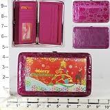 Wallet ~ Purple Croc Skin Look ~ Add Your Picture