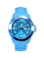 Manchester City FC Analogue Sky Blue Silicone Strap Unisex Watch GA2910-44
