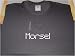 I Love Morsel - Ladies Short Sleeve Gildan g640l Rhinestone Shirt