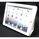 【39sオリジナル商品】Apple iPad3/iPad2専用スタンド機能付ケース（ホワイト）