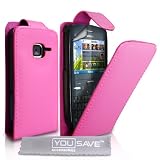 Nokia C3 Tasche PU Rosa Leder H�lle Mit Displayschutzvon "Yousave Accessories�"