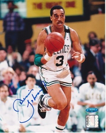 Dennis Johnson Autographed/Hand Signed Boston Celtics 8x10 Photo - Deceased Hall of Famer