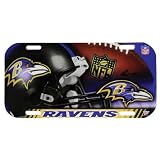 Baltimore Ravens - Collage High Definition License Plate, NFL Pro Football