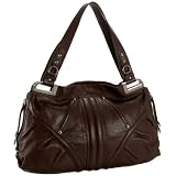 B.MAKOWSKY Monaco Satchel,Brandy,one size