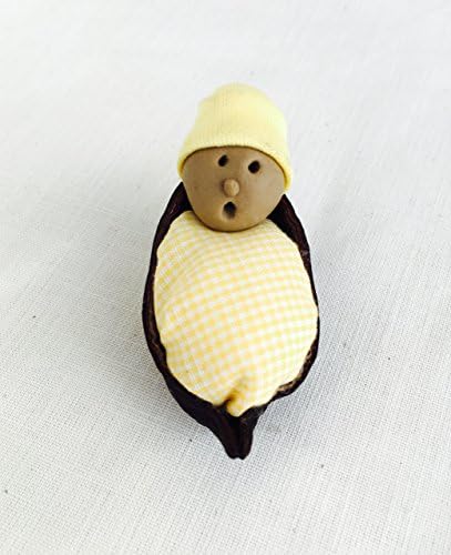 Unique African American Handmade Baby' First Christmas or Gender Neutral Baby Shower Favors