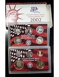 Coins: 2002 U.S. Mint Silver Proof Set Set Uncirculated