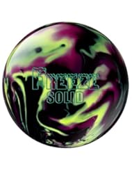Columbia 300 Freeze Solid Bowling Ball, Black/Purple/Yellow, 13