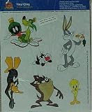 Looney Tunes Vinyl Window Cling Decoration, Bugs Bunny, Daffy Duck Taz Tweety and more