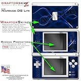 Abstract 01 Blue WraptorSkinz Skin kit fits Nintendo DS Lite (DS LITE NOT INCLUDED)
