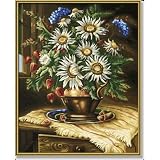 Schipper 9130417 - Malen nach Zahlen Silberdisteln, 40x50cm