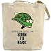 Canvas Tote Bag Beige  Australian Cattle Dog / Born To Bark  Dog