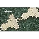 Texas Tech University Double TT 1/2 Bracelet 7 (14kt)