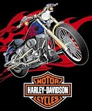 HARLEY DAVIDSON SUPER PLUSH THROW-BLANKET