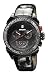 Ducati Ladies Watch CW0021 With Black Ion Plated Case ,Black Diamonds, Date, Black Dial And Leather Strap