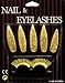 Gold Glitter Nails & Eyelashes