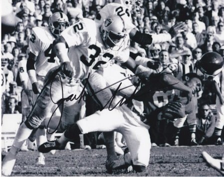Jack Tatum Autographed Oakland Raiders 8x10 Photo - Deceased Super Bowl XI Champion