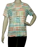 Women's Biadere BO T-Shirt in Multi by Alfred Dunner