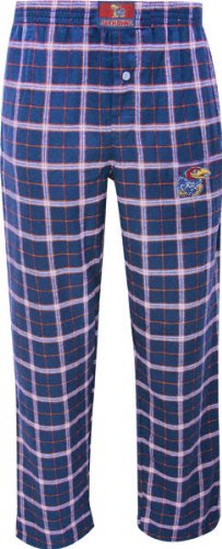 Buy Kansas Jayhawks Gridiron Flannel Pants