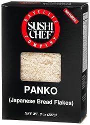 Sushi Chef Panko (Japanese Bread Flakes), 8-Ounce Boxes (Pack of 6)