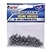 American Fishing Wire Mighty Mini Stainless Steel Crane Swivels, Size #14, 78 lb Test, Gunmetal Black, 10 pc