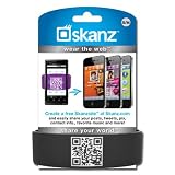 Skanz Narrow Black/White Band - Small/Medium