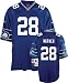 Curt Warner Blue Reebok NFL Premier Throwback Seattle Seahawks Jersey