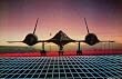 SR-71 (On Ground, Grid) Art Poster Print - 22x32