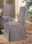 Set of 2 Victorian Parson Chairs in Beige