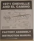 Chevelle and El Camino 1971 (Factory Assembly Instruction Manual)