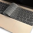 Kuzy - Retina 12-inch Transparent-CLEAR Keyboard Cover Silicone Skin for MacBook 12" with Retina Display NEWEST 2015 - Transparent-CLEAR