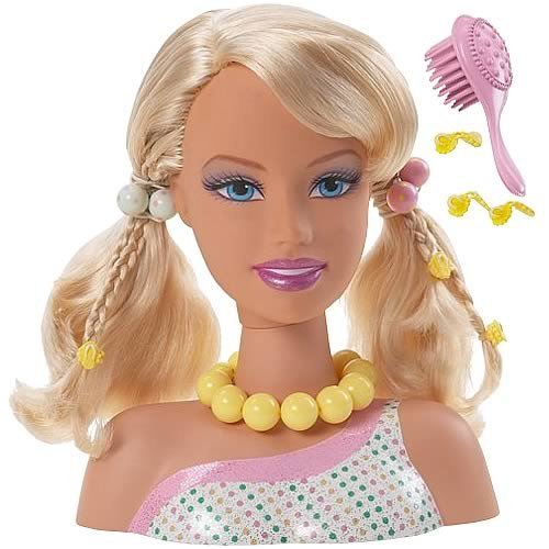 Buy Barbie Beach Glam Styling Head