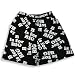 Fun Boxer - Mens 'B is For Big' Cotton Boxer Shorts, Black, White